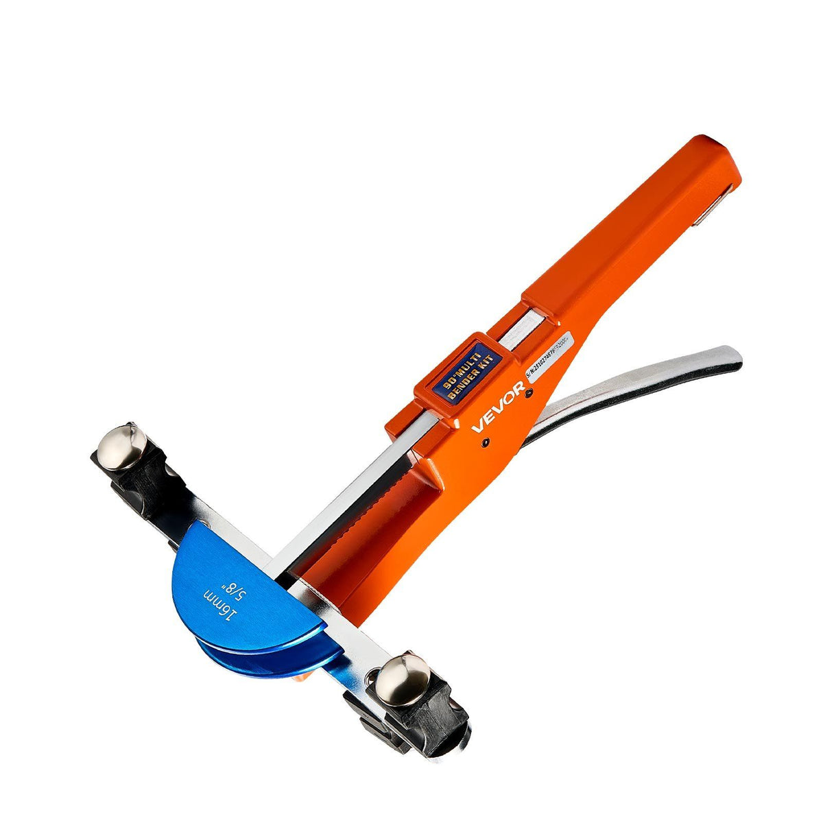 Tubing Bender Kit, 6 mm to 22 mm, Compact Ratcheting Tube Pipe Bender, Forward/Reverse Hand Bending Tool, with 7 Color Aluminium Alloy Dies, for Copper HVAC Air Conditioning Refrigeration Repair