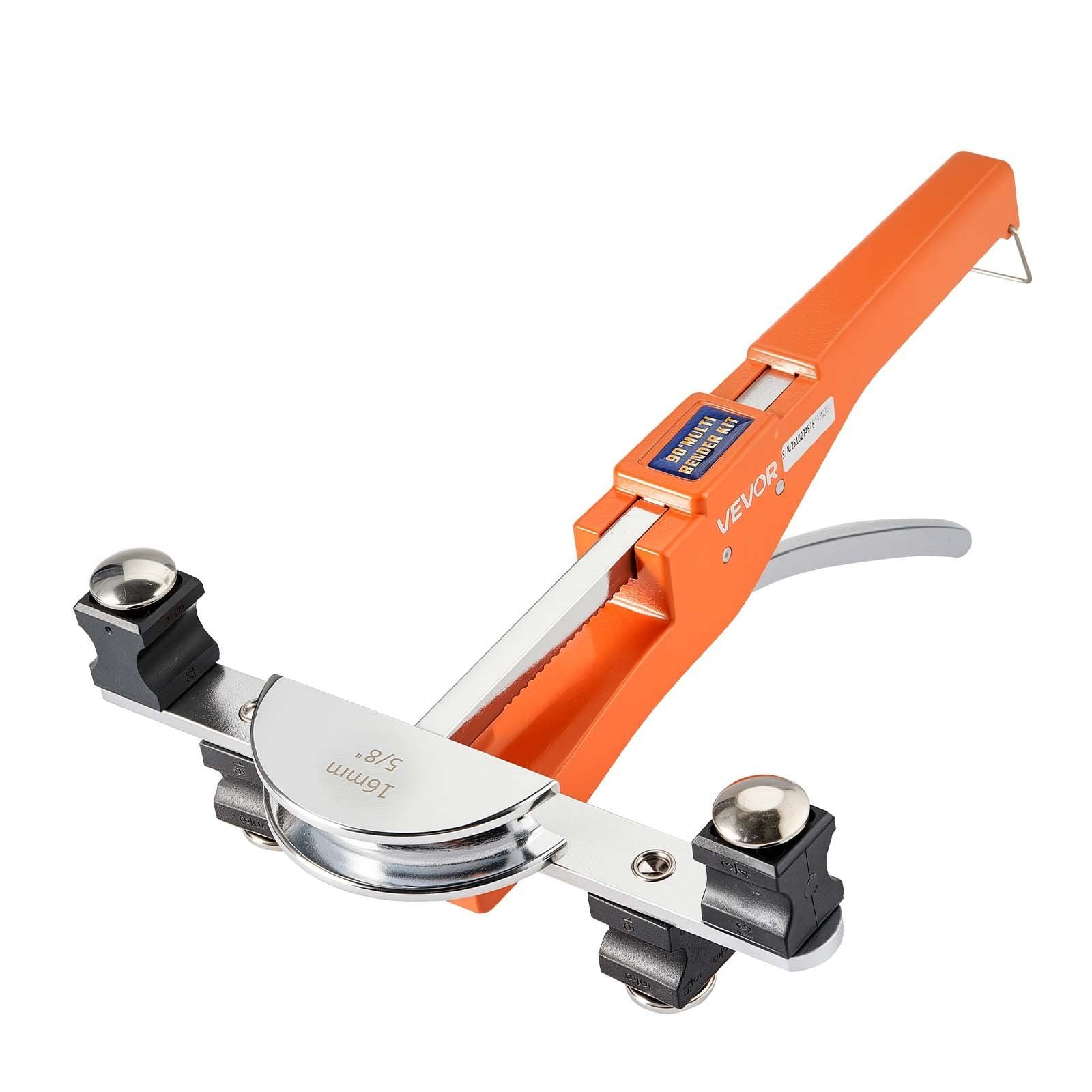 Tubing Bender Kit, 6 mm to 22 mm, Compact Ratcheting Tube Pipe Bender, Forward/Reverse Hand Bending Tool, with 7 Aluminium Alloy Dies, for Copper HVAC Air Conditioning Refrigeration Auto Repair