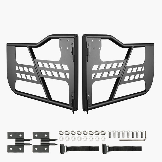 Jeep Tube Doors 2 Pads Toughened Steel Tube Fit 2007 2018 Jeep Wrangler Jk