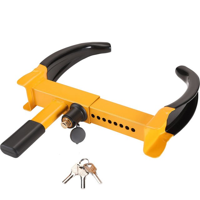 2-Pack Universal Wheel Clamp Lock 6 Keys