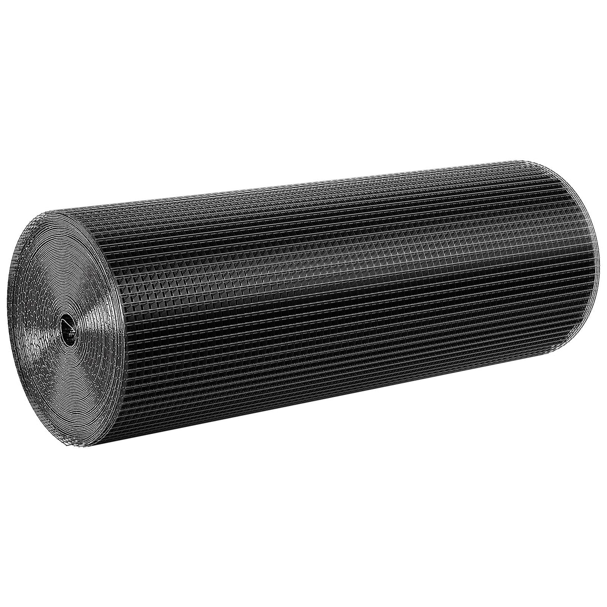 Hardware Cloth 61cm x 15.2m, 1/2 in 19 Gauge Galvanized Wire Mesh Roll, Weather-Resistant Vinyl Coated Chicken Wire Fencing, Heavy Duty Welded Garden Plant Fencing for Rabbit Cage Snake Fence