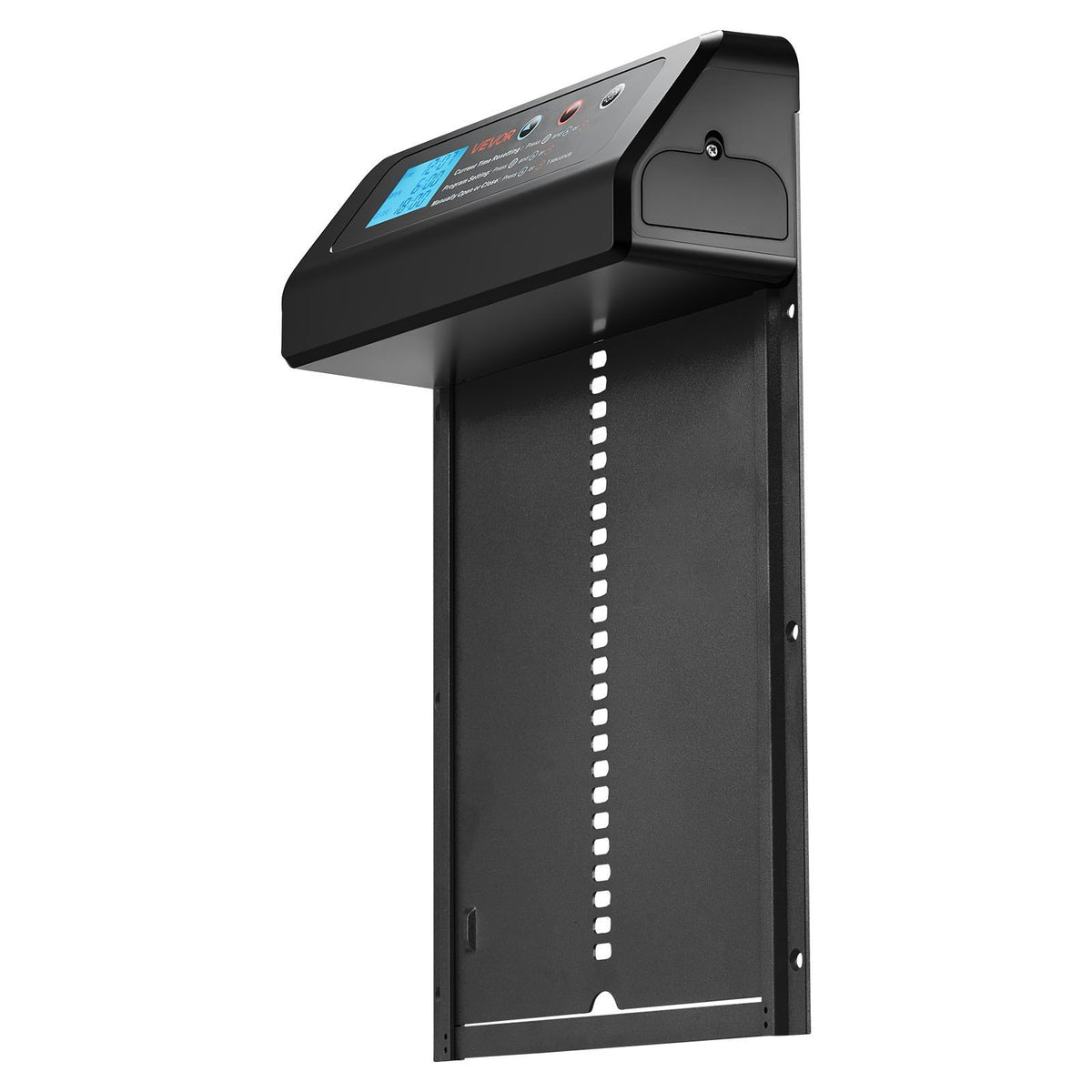 Automatic Chicken Coop Door, Battery Powered Chicken Coop Door with Timer & Manual Setting, Anti-Pinch Security, Durable Aluminum Alloy, Auto Chick Run Gate Opener with Waterproof Sealing, Black