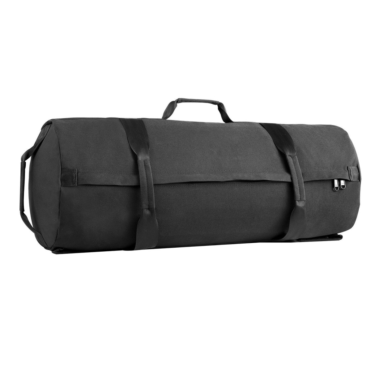 Workout Sandbag, Heavy Duty Workout Power Bags with Handles, 23-56 kg Adjustable Slam Bag for Fitness Strength Weight Training Cross-Training, Home Gym Exercise, Black (Unfilled)