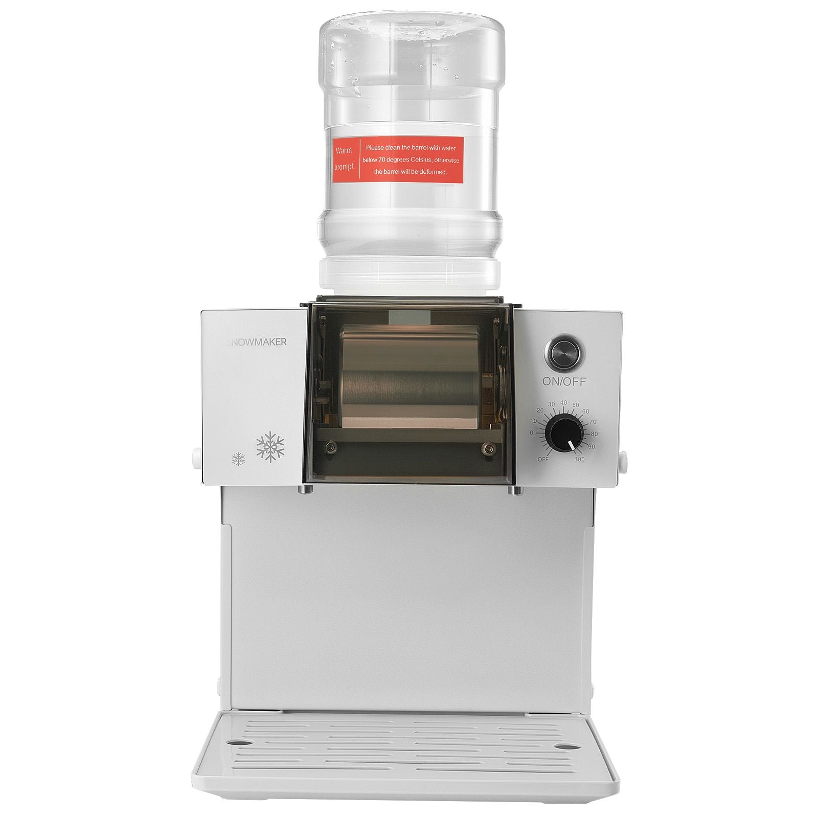 Snowflake Ice Machine, 40KG/24H Snowflake Ice Make - V952-JYNBJFL40KG2DH503001V3