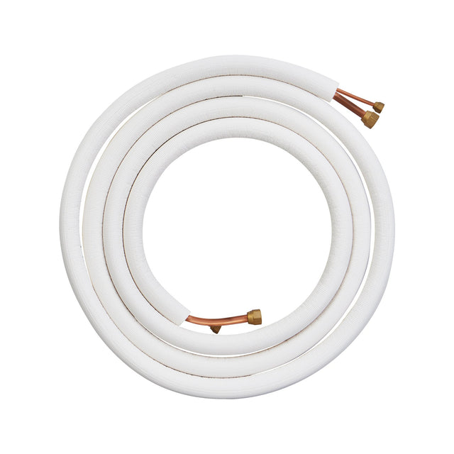 4.88m Mini Split Line Set 6.4/12.7mm Copper Pipes Insulation