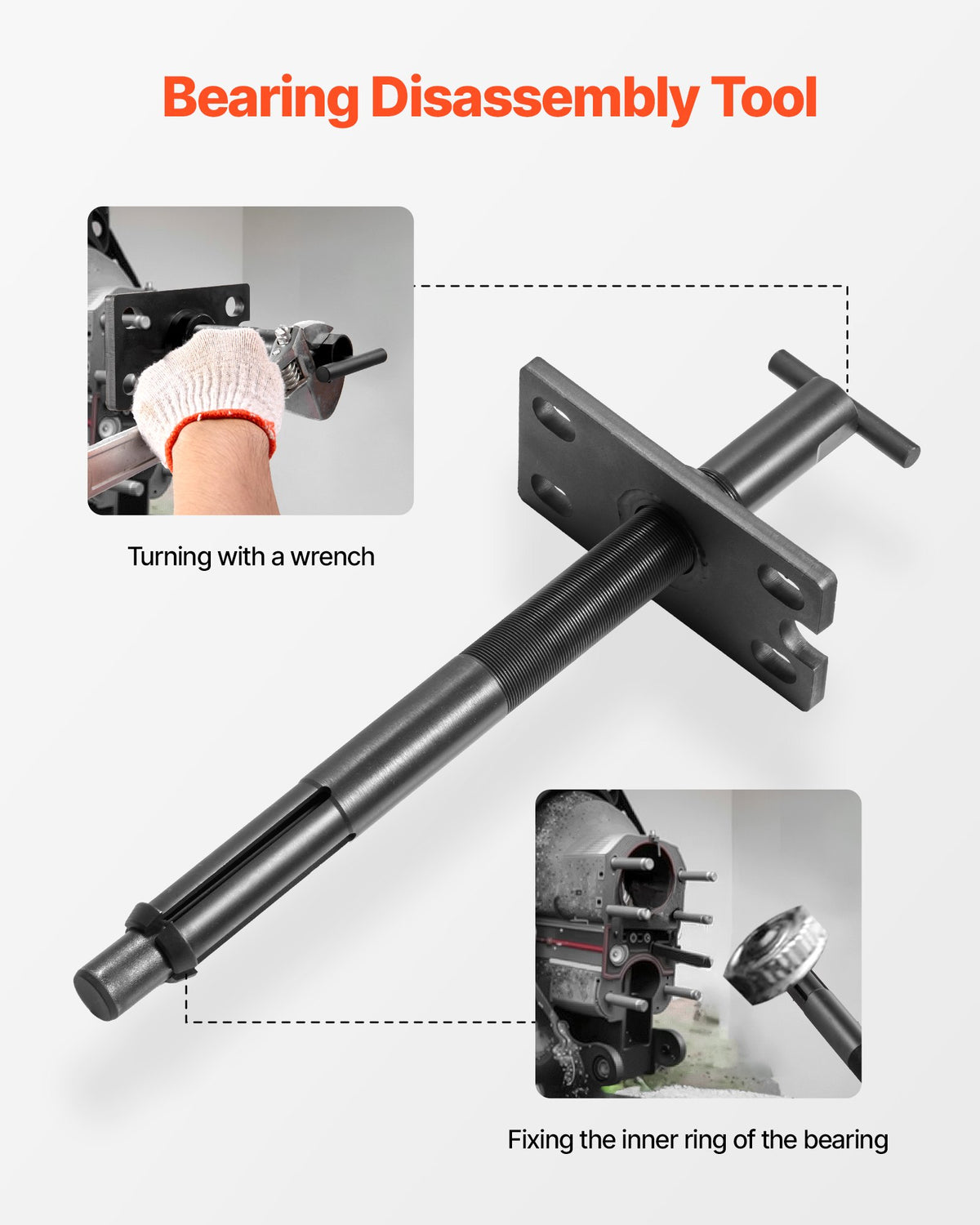 Mercruiser Alignment Tool & Gimbal Bearing Puller Set, Compatible with Mercruisers, OMC, Volvo Cobra Bell Housings, Engine Alignment Tool, Bearing Puller Seal Bellow Expander Tools Easy-to-Use