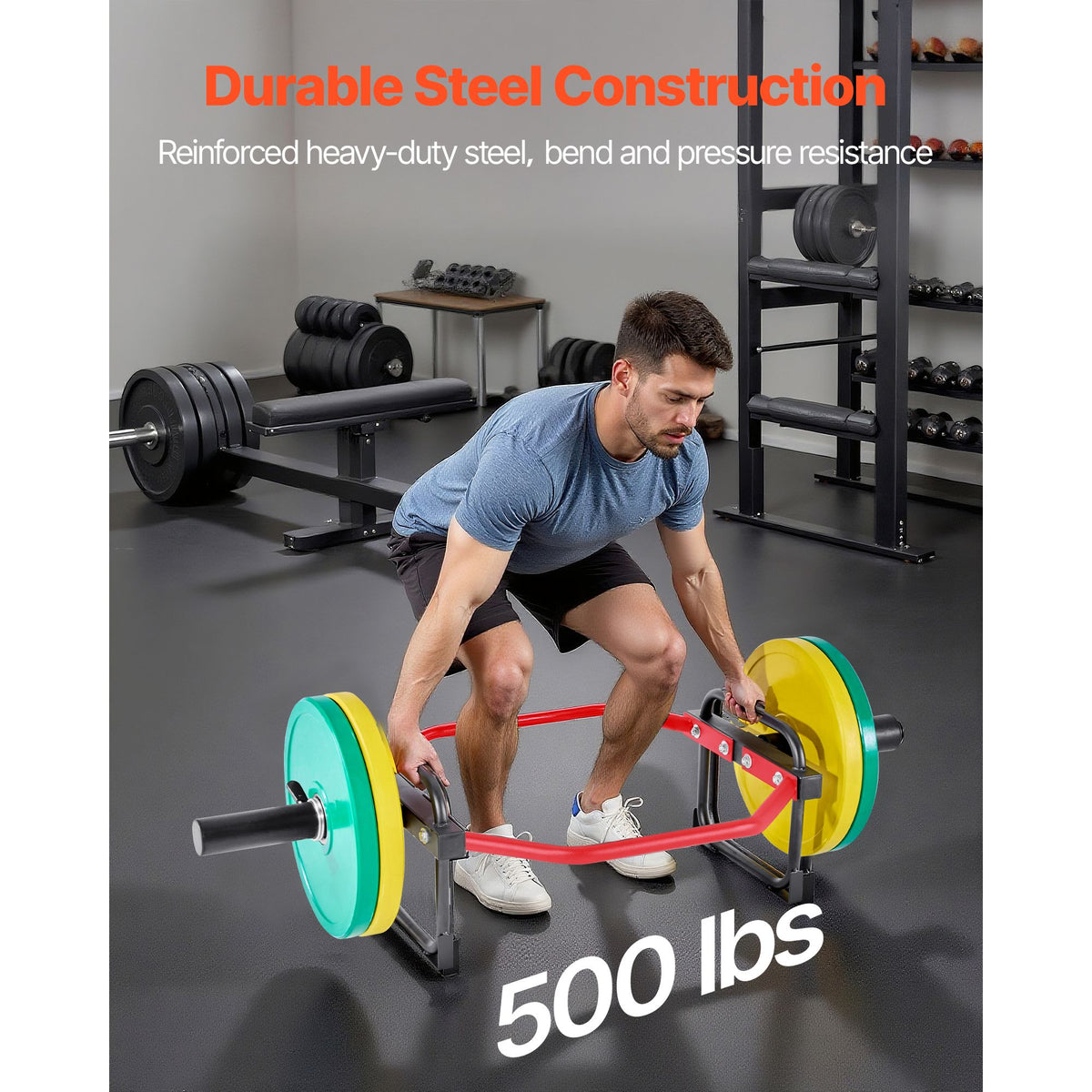 Trap Bar Hex Bar, 50mm Hex Barbell, 240 kg Capacit - V952-LJYLGHSKCX50IW6LX001V0