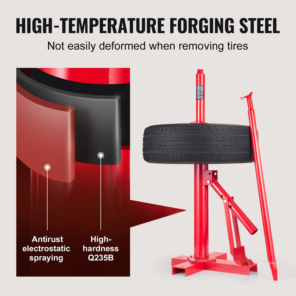 Manual Tire Changer, Portable Hand Bead Breaker Mount - V952-LTCZJZGSHSKRERD9OV0