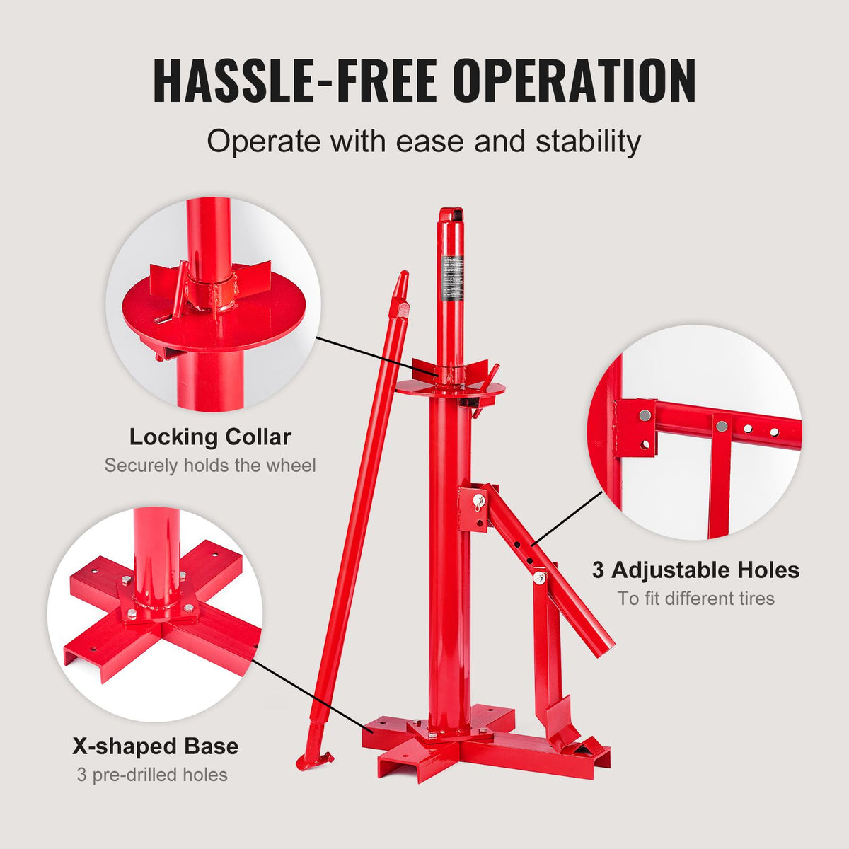 Manual Tire Changer, Portable Hand Bead Breaker Mount - V952-LTCZJZGSHSKRERD9OV0