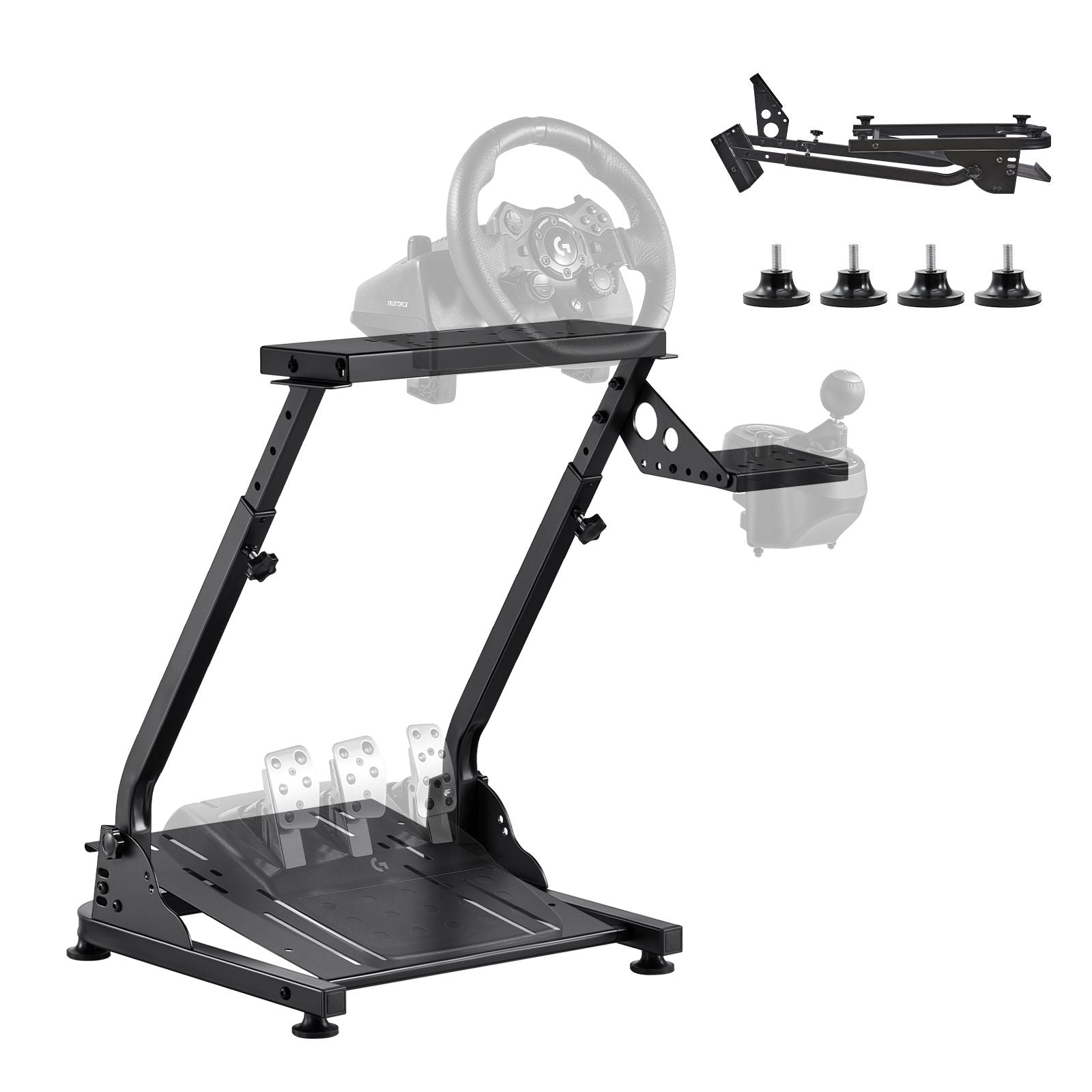 Racing Wheel Stand, Adjustable & Foldable Simulato - V952-LXZJNEWG920DOQ8CO001V0