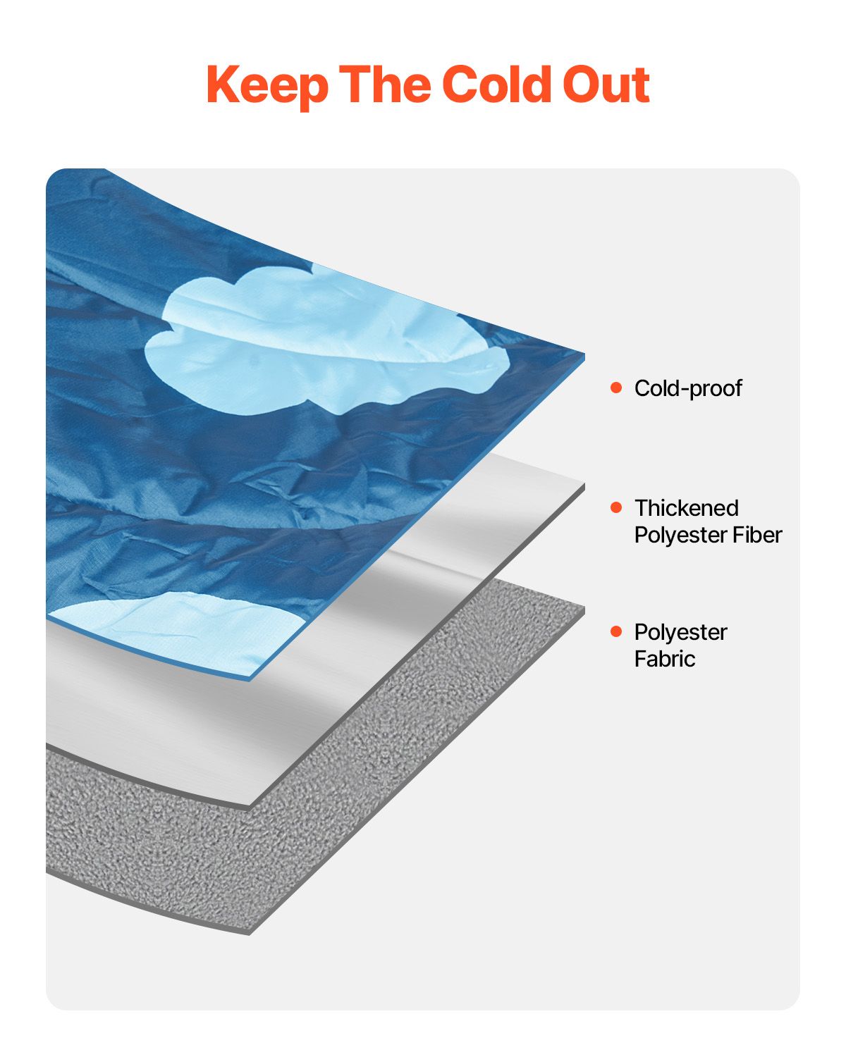Camping Blanket 1.9 m x 1.32 m Wearable Warm Stadium Blanket Outdoor