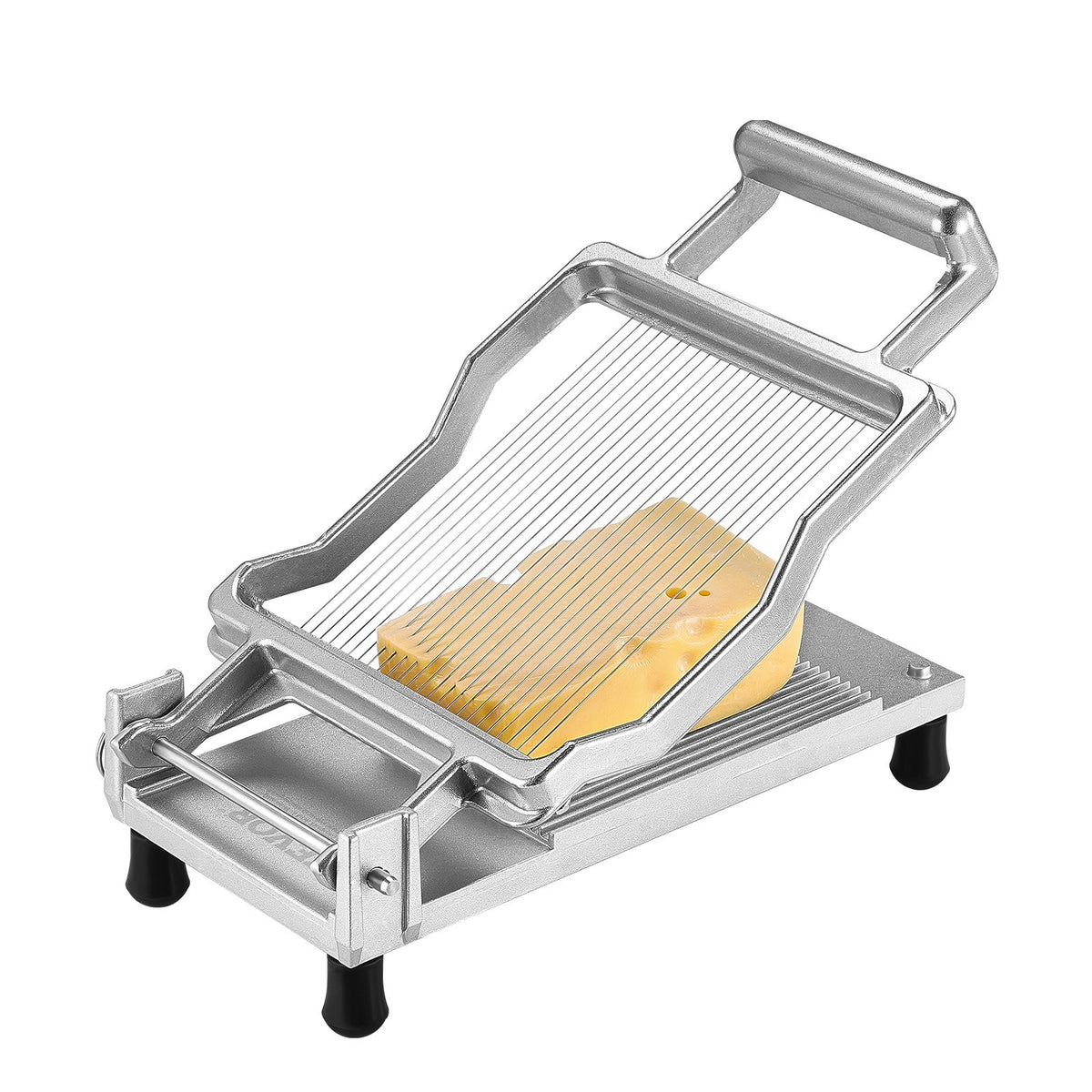 Cheese Cutter with Wire, 0.2" Ultra-Thin Cheeser Butter Cutting Blade, Detachable Cheese Slicer Wire, Aluminum Alloy Commercial Cheese Slicer with 316 Stainless Steel Knife Wire, Kitchen Cooking