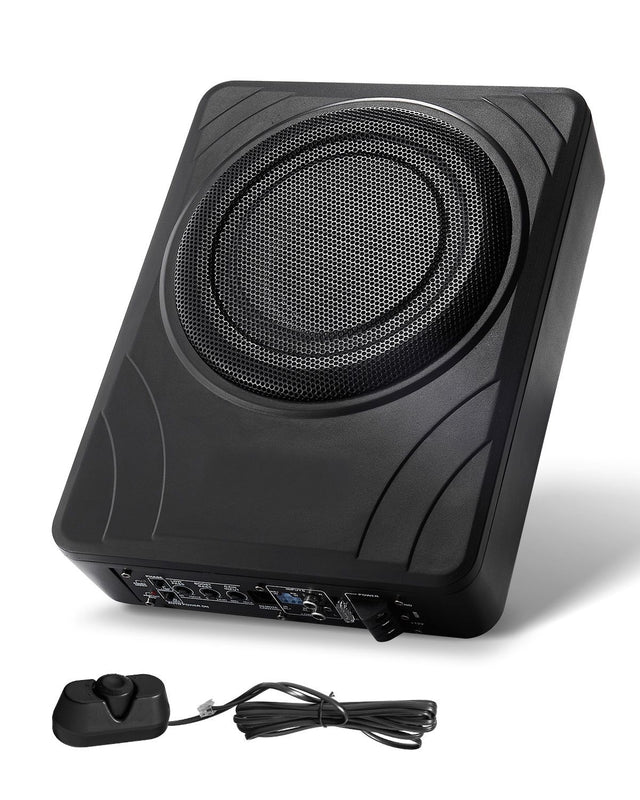 8" 300W Under Seat Car Subwoofer Slim Powered Car/Truck Subwoofer System