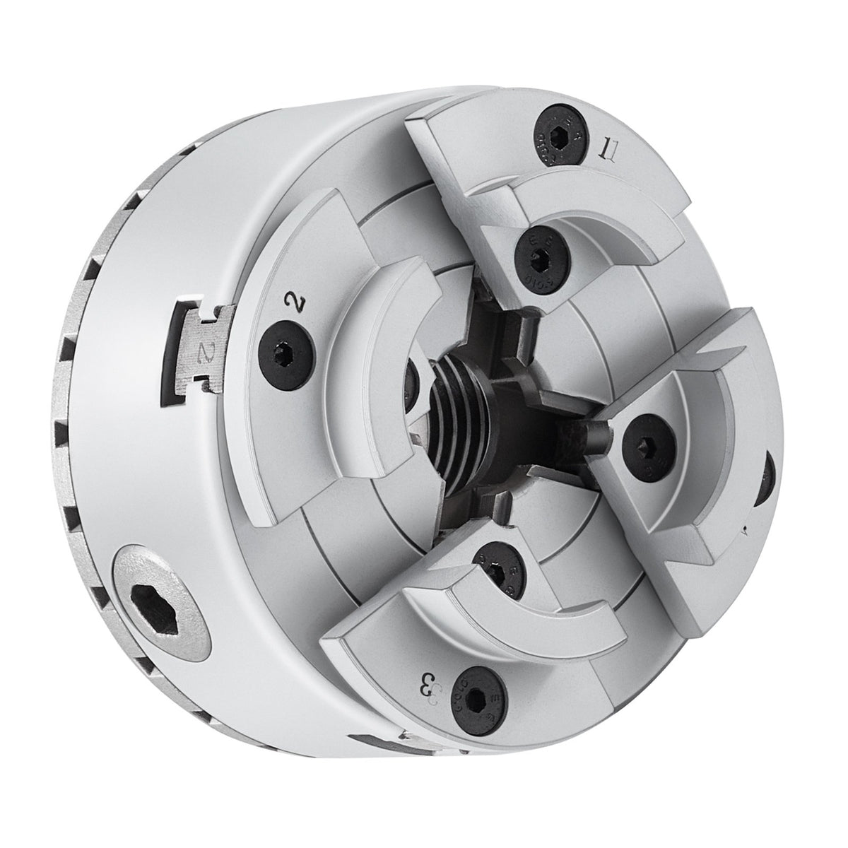 KP2-3/4 Lathe Chuck, 4-Jaw 70 mm Diameter, Metal Lathe Chuck Turning Machine Accessories, Self-centering Tool, for Lathe, Precision Machining, Grinding Machines, Milling Machines