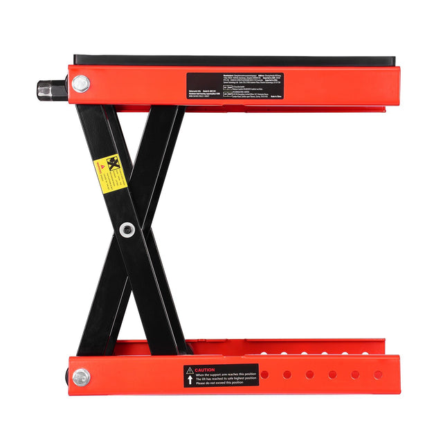 Motorcycle Lift 1200lbs Weight 4 1 15 Center Stand Ratchet Crank Atvs Dirt Bikes