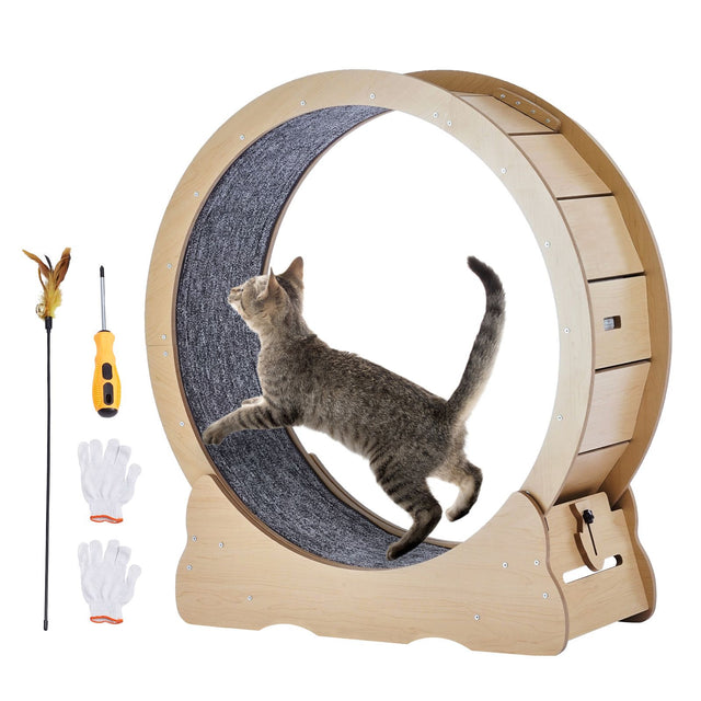 Cat Exercise Wheel Large 35 8 Cat Teaser Running Walking Training Most Cats