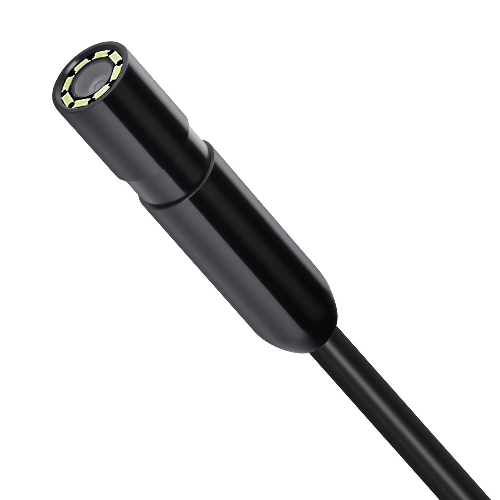 Endoscope Camera with Light, 1920P HD Borescope for Android & IOS, 8 LED Lights Inspection Camera with 3m Semi-Rigid Cable, 2X Zoom, IP67 Waterproof Snake Scope Cameras for Auto, Plumbing