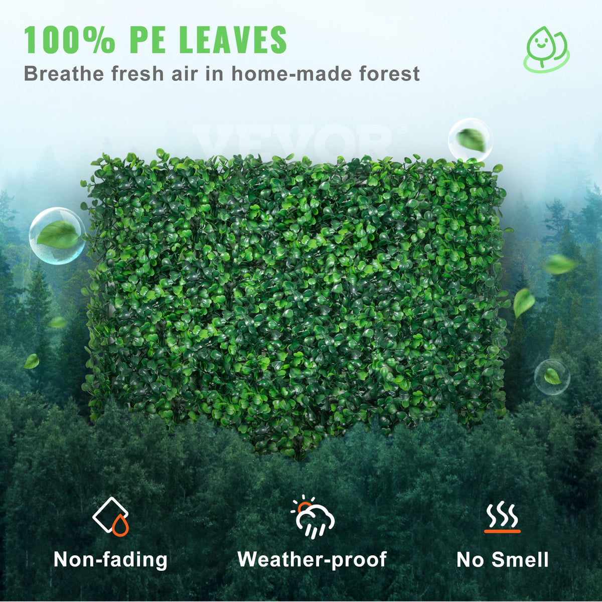 12PCS 10x10 inch Artificial Boxwood Panels, Boxwood Hedge Wall Mat,Artificial Grass Backdrop Wall, Privacy Hedge Screen UV Protected for Outdoor Indoor Garden Fence Backyard