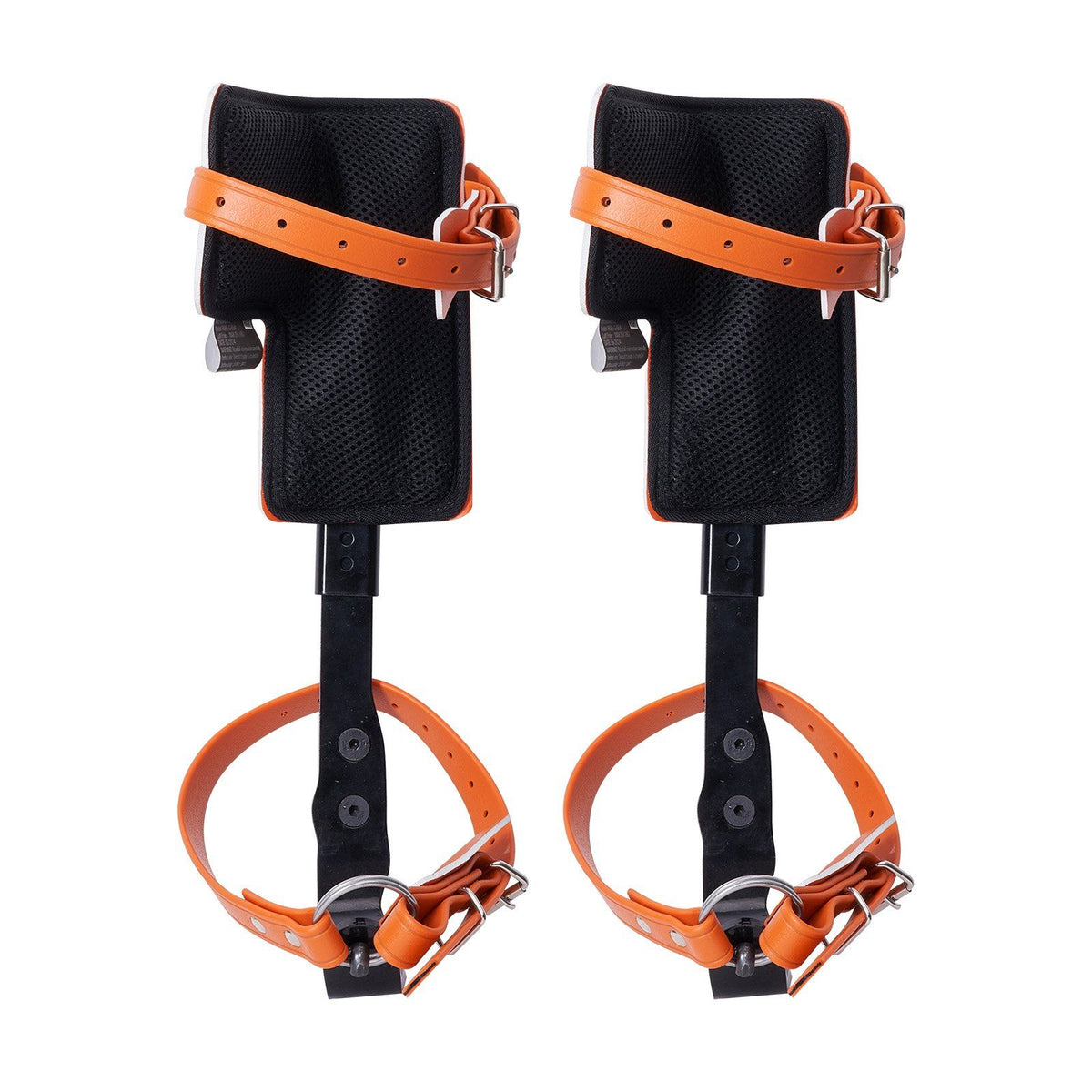 Tree Climbing Spikes Set, 1 Pair Alloy Steel Climbing Spurs with Safety Rope and Safety Harness, 350lbs Load Capacity Tree Climbing Gear, Arborist Equipment for Climbers, Fruit Picking, Orange