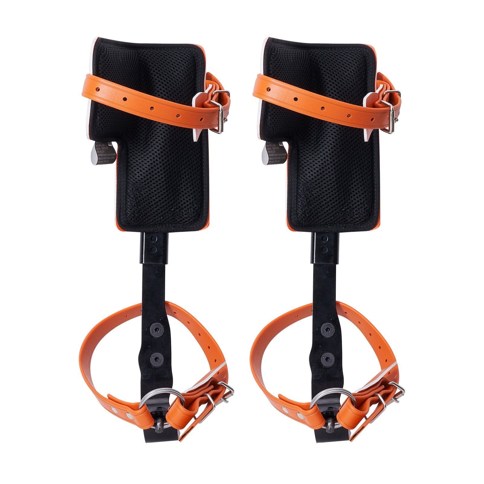 Tree Climbing Spikes Set, 1 Pair Alloy Steel Climbing Spurs with Safety Rope and Safety Harness, 350lbs Load Capacity Tree Climbing Gear, Arborist Equipment for Climbers, Fruit Picking, Orange