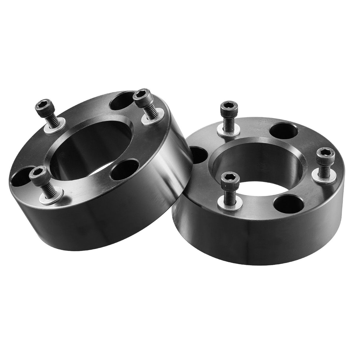 63.5 mm Front Leveling Lift Kit for 2004-2025 Ford F150 2WD/4WD, 2003-2018 Expedition, 2005-2008 Lincoln Mark LT, Chassis Level Kit with 2PCS Heavy Duty Forged Aluminum Suspension Strut Spacers