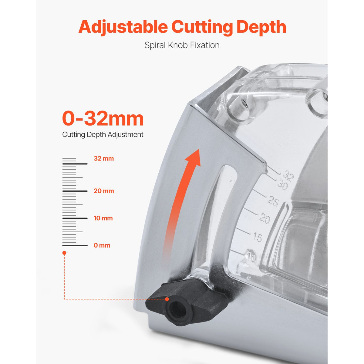 Cutting Dust Shroud for Angle Grinders, 100-125 mm Angle Grinder Dust Shroud with 6 Clamping Washers & 125 mm Diamond Grinding Cup Wheel, Adjustable Cutting Depth, Connect to Vacuum Cleaner