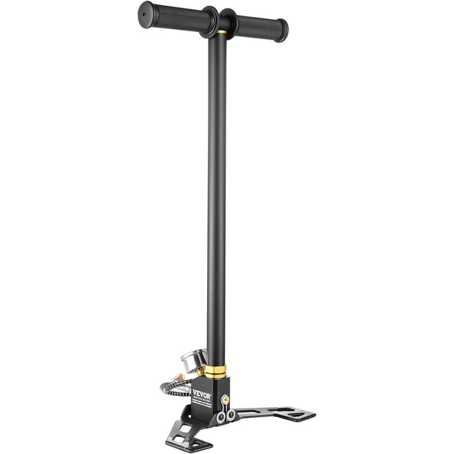 3-Stage PCP Hand Pump 30MPa 4500PSI Stainless Filter Gauge