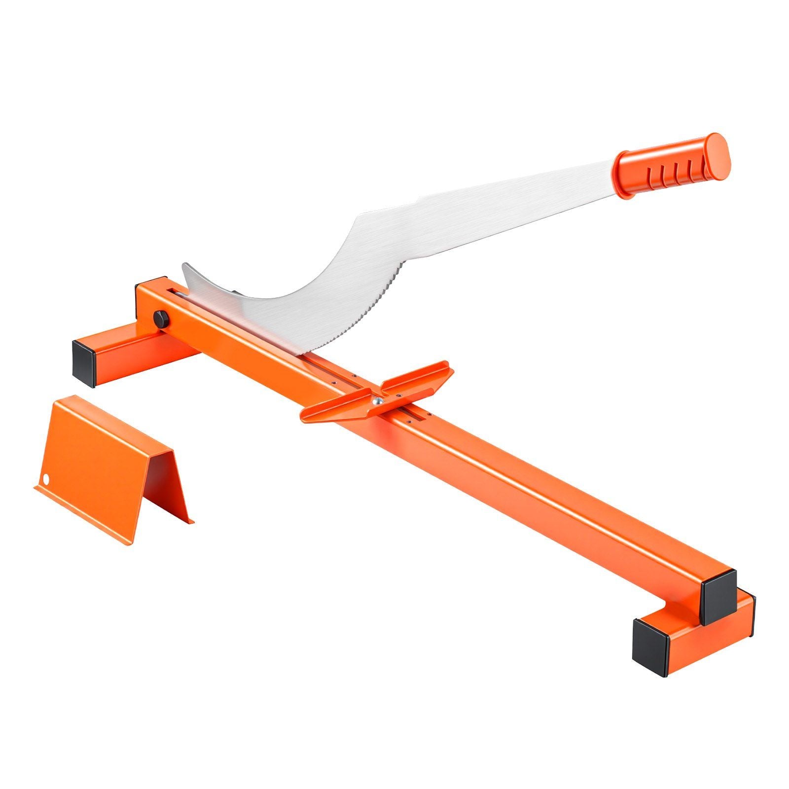304.8mm Vinyl Floor Cutter, 10mm Thick Laminate Flooring Cutter with Cutting Angle Guide, Rubber Handle, Honing Stone, D2 Steel Blade for Cutting Laminate, Vinyl, Home Renovation