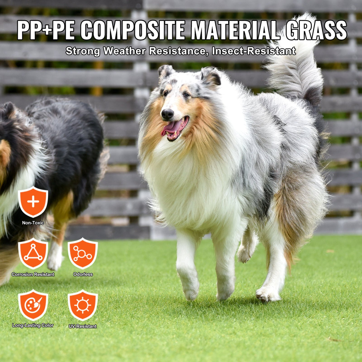 Artifical Grass, 3 x 5 ft Rug Green Turf, 1.38" Fake Door Mat Outdoor Patio Lawn Decoration, Easy to Clean with Drainage Holes, Perfect For Multi-Purpose Home Indoor Entryway Scraper Dog Mats