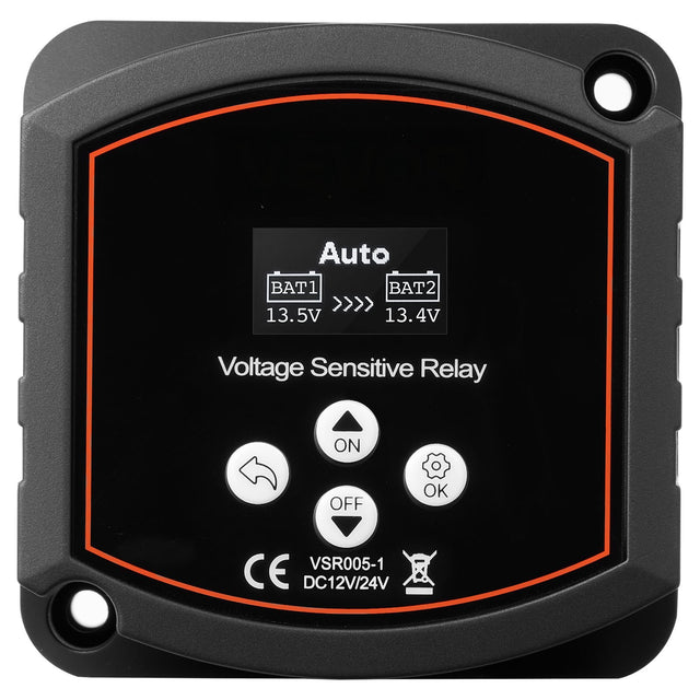 12V 300A Dual Battery Isolator VSR Voltmeter LCD