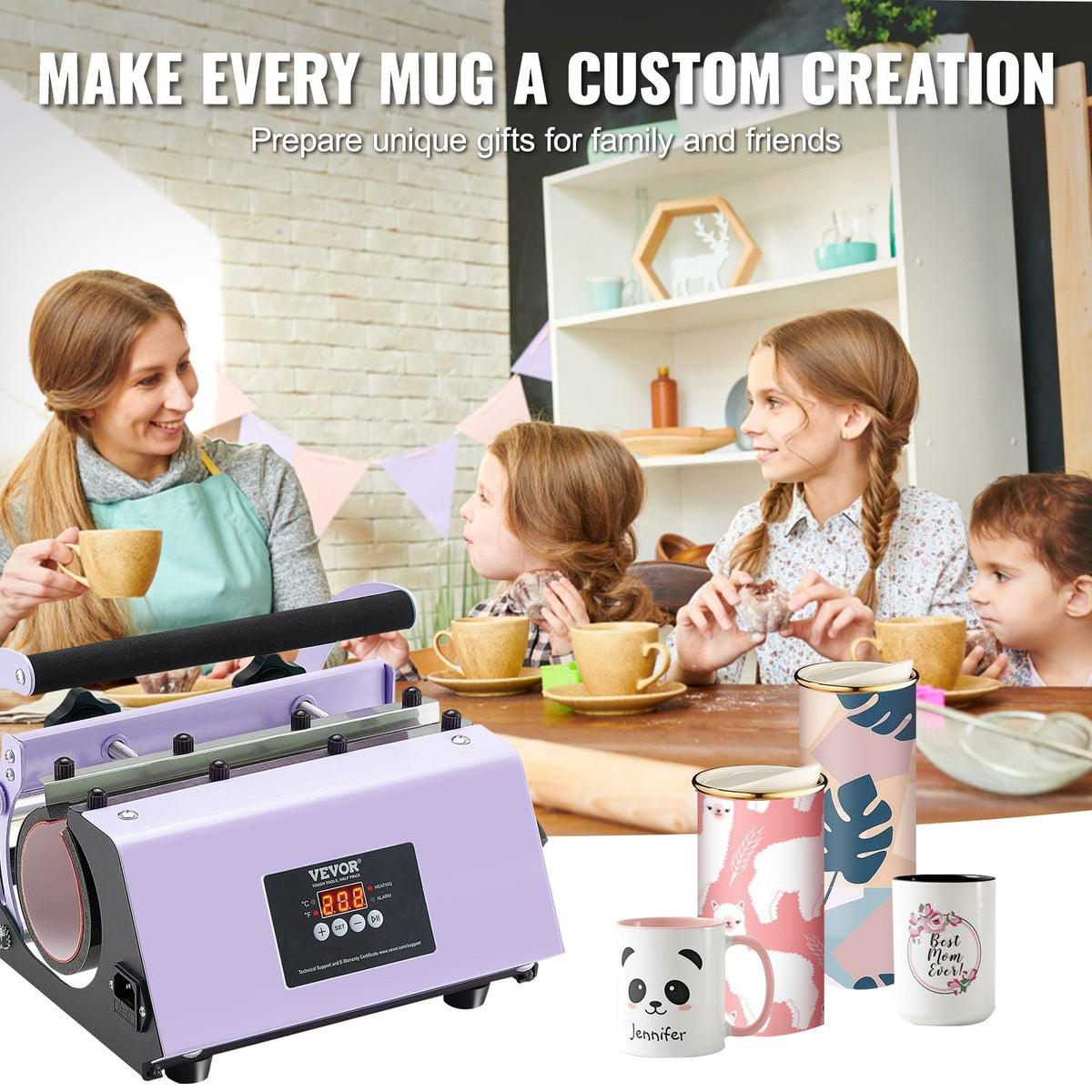 Tumbler Heat Press Machine 11-30oz Mug Press Sublimation Tumblers Purple