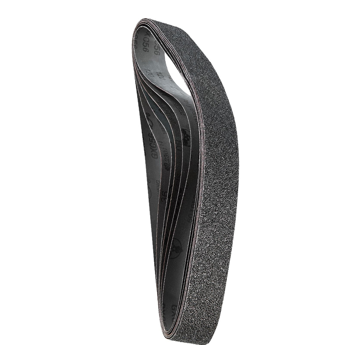 Sanding Belts, 50mm x 1066mm Belt Sander Sanding Belts, 6 PCS (Each of 36 40 60 80 100 120 Assorted Grits) Silicon Carbide for Knife Sharpening, Metalworking, Composites, Plastic Finishing