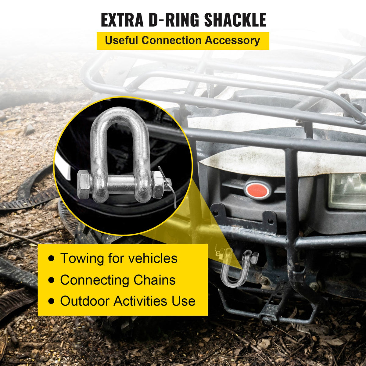 V Bridle Chain, 5/16 in x 2 ft Tow Chain Bridle, Grade 80 V-Bridle Transport Chain, 9260 Lbs Break Strength with TJ Hooks & Grab Hooks, Heavy Duty Pear Link Connector and Chain Shorteners