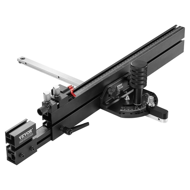 3/4x3/8in Aluminum Miter Gauge 15 Angle Stops