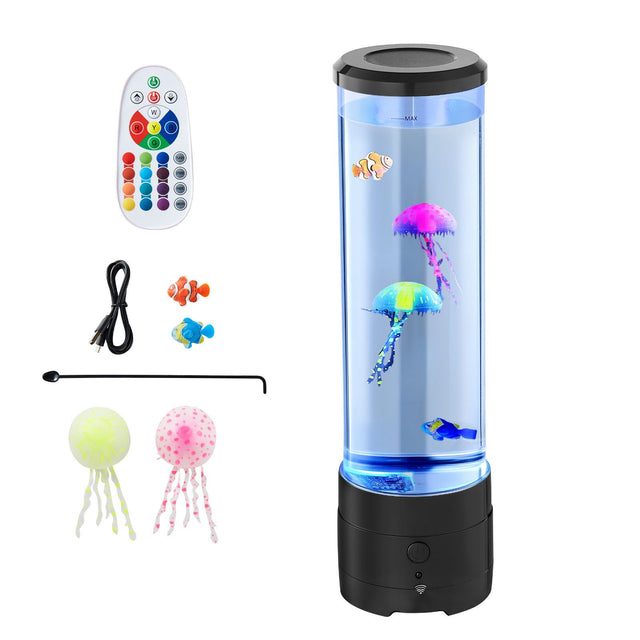 16-Color Bubble Tube Lamp Bluetooth Speaker White Noise