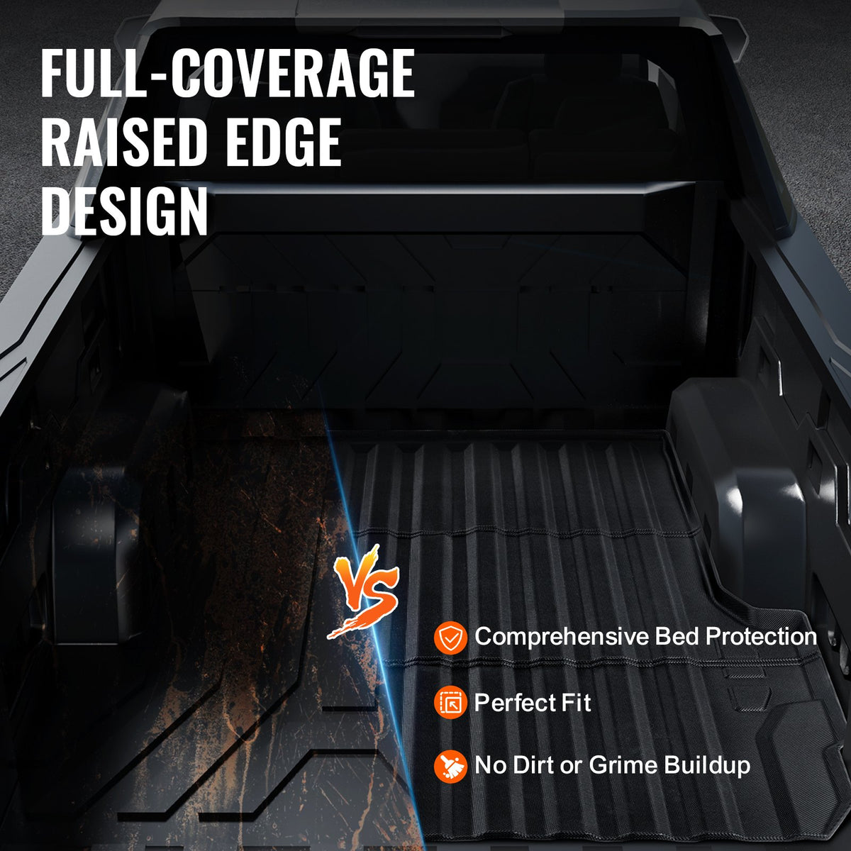 Truck Bed Mat Fit 2023-2024 Chevrolet Colorado/GMC Canyon Truck Bed Liner