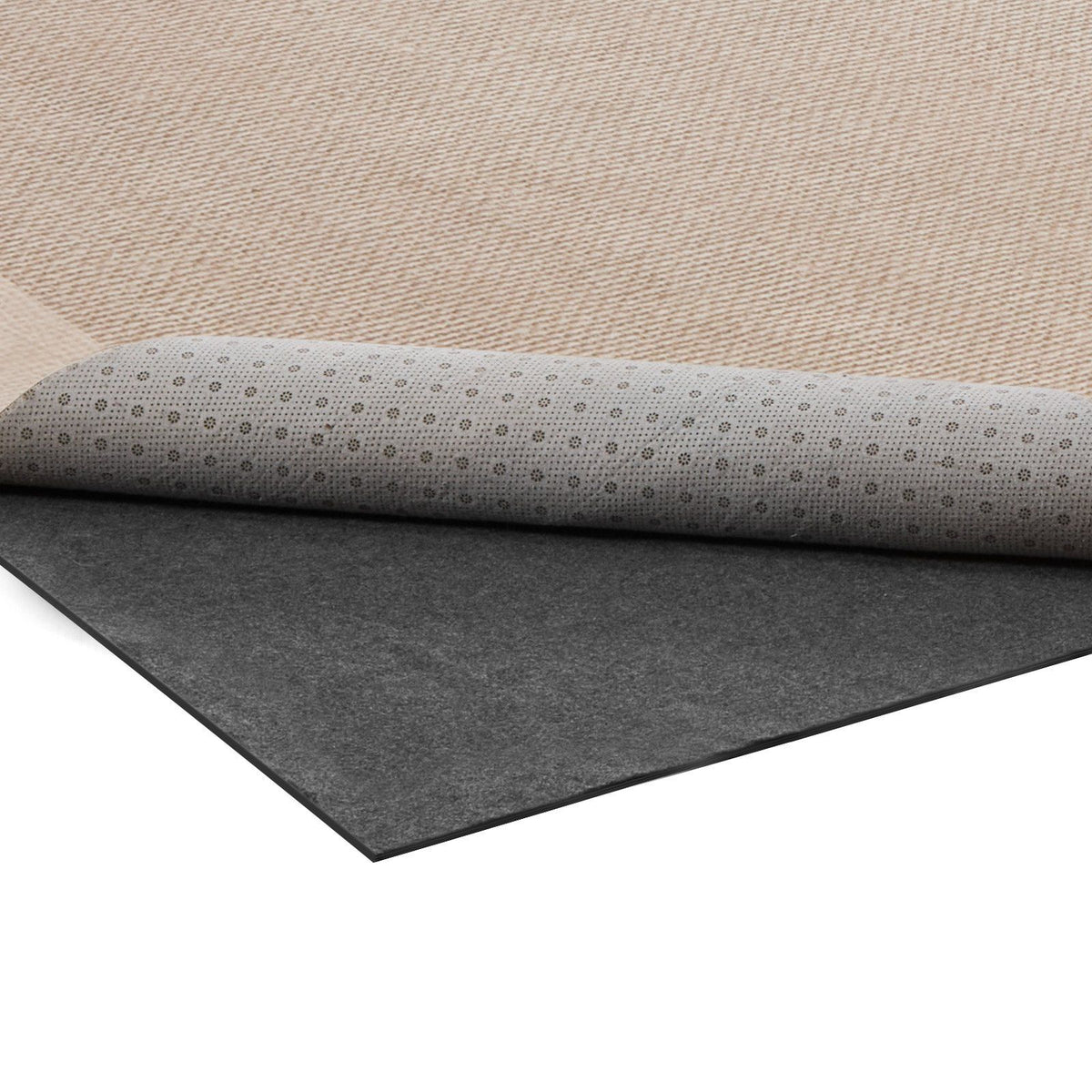 Rug Pad 1.52 x 2.13 m, Non-slip Carpet Area Pad, Rug Mat Padding with Dual Surface Felt Cushion & Rubber Gripper, Hardwood Floor Protection for All Floors, Finishes, Keeps Carpets in Place