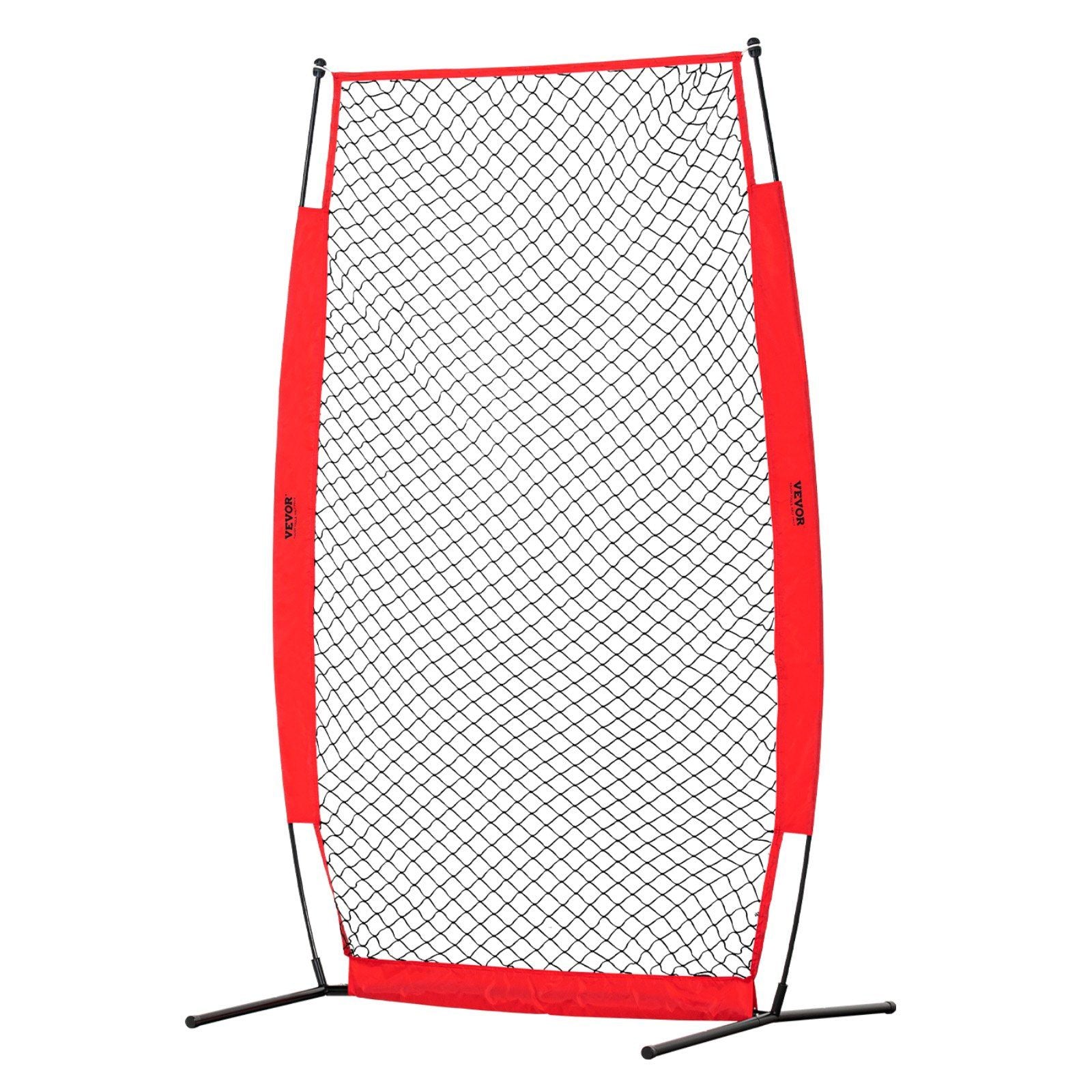 I Screen Baseball for Batting Cage, 7x4 ft Baseball & Softball Safety Screen, Body Protector Portable Batting Screen with Carry Bag & Ground Stakes, Baseball Pitching Net for Pitchers Protection