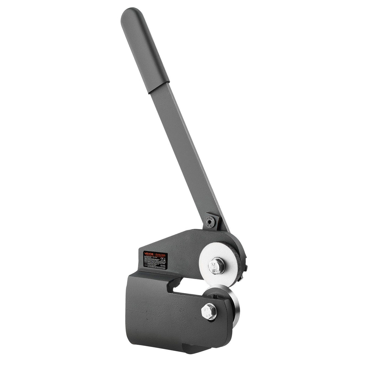 Sheet Metal Shear, Throatless Rotary Hand Shear, 16 Gauge Mild Steel Sheet Cutter with 1.5 mm Capacity, with Solid Construction, Mounting Type, for Cutting Steel, Copper, Rebar, and Aluminum