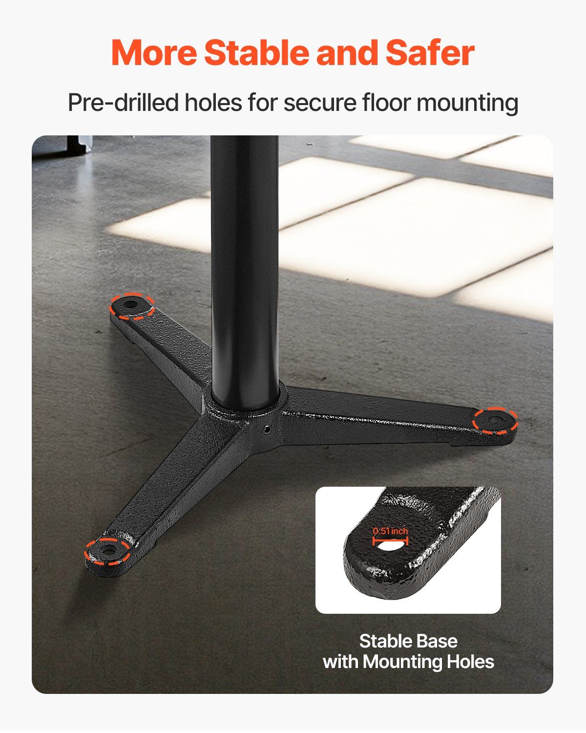 Bench Grinder Stand, Bench Grinder Vise Floor Pedestal with 31.5 x 25.4 cm Mounting Plate, Height-Adjustable Pedestal Stand with Grinding Wheel Storage Compartment & Heavy-Duty Cast Iron Base