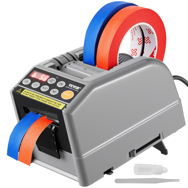 25W Automatic Tape Dispenser 6-60mm Self-Adhesive Cutter