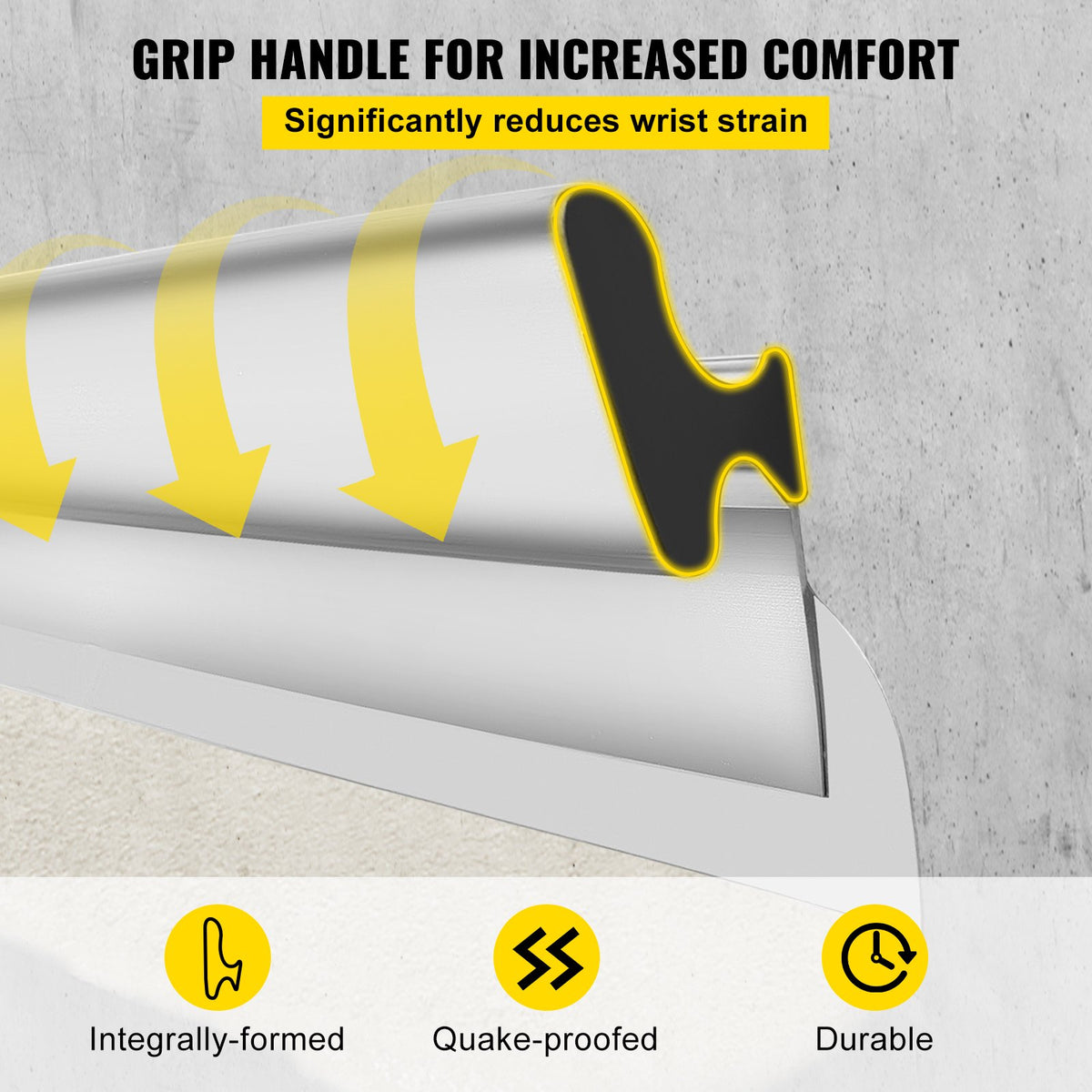 Drywall Skimming Blade Putty Knife 24inch Finishing Tool Stainless Steel