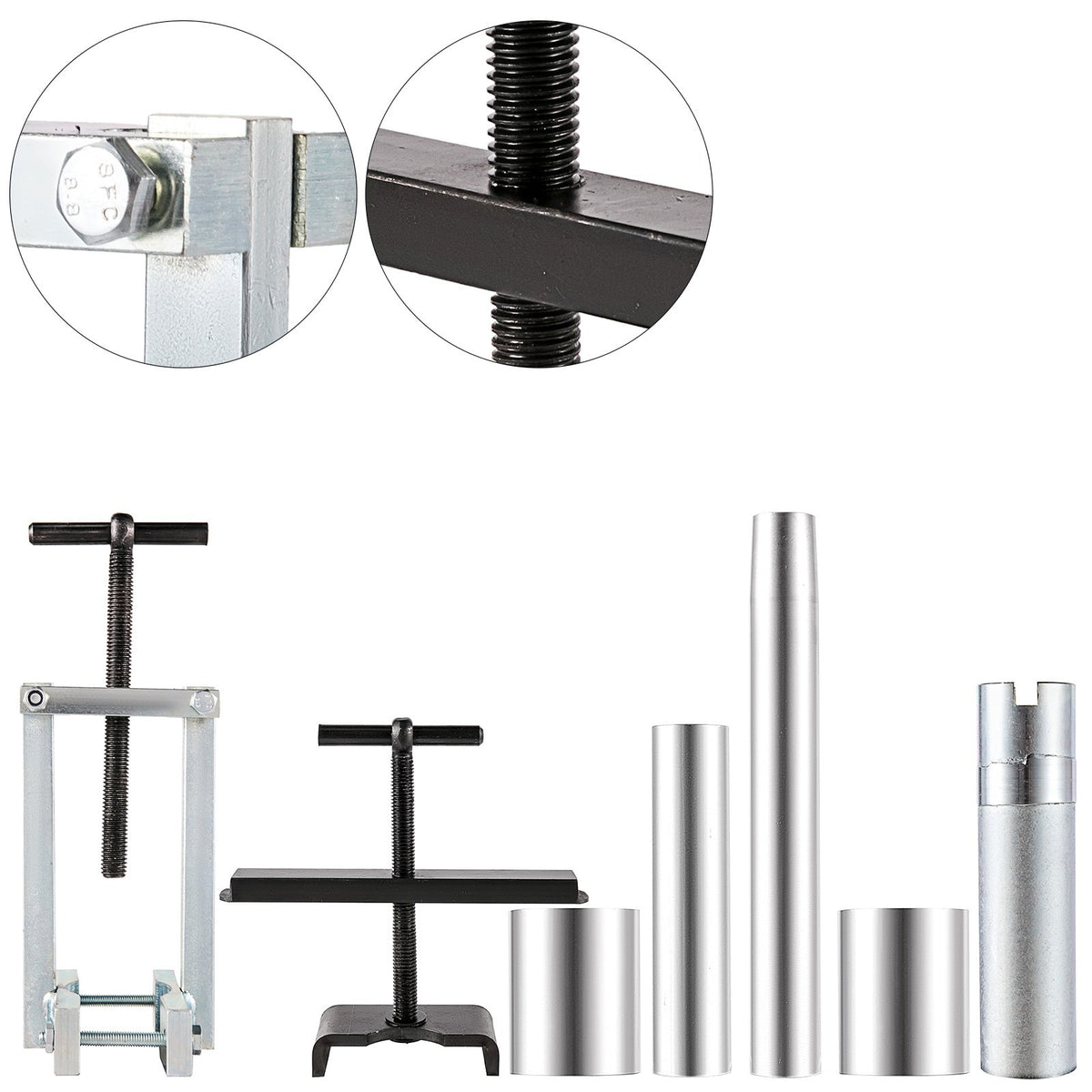Turbine Shaft, 6pcs Pump Stator Seal Ring Tools, Spring Compressor, Pump Puller Kit, Bushing Sizer Rotor Aligner, Pump Stator Seal Ring and Re-Sizer Kit for Thm700-R4 (Md8), 4L60, 4L60E, 4L70E