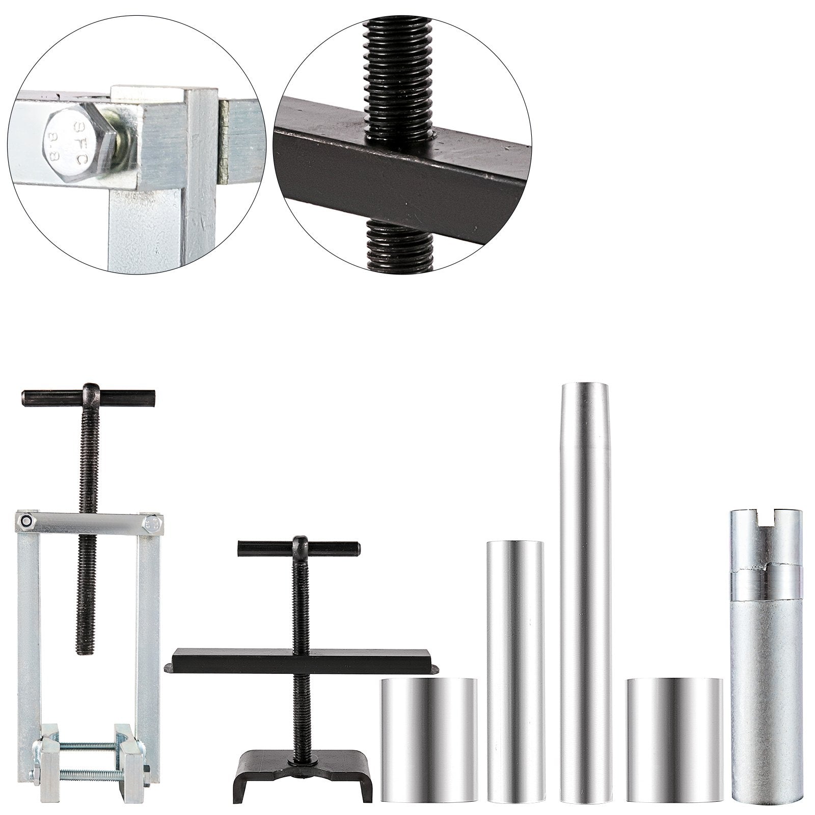Turbine Shaft, 6pcs Pump Stator Seal Ring Tools, Spring Compressor, Pump Puller Kit, Bushing Sizer Rotor Aligner, Pump Stator Seal Ring and Re-Sizer Kit for Thm700-R4 (Md8), 4L60, 4L60E, 4L70E