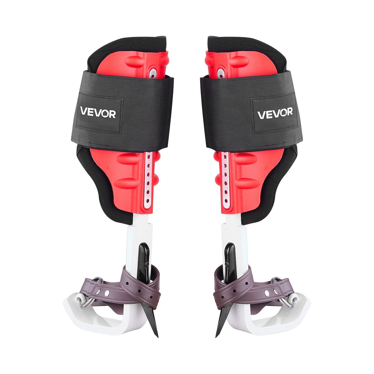 Tree Climbing Spikes Set, Height-Adjustable Tree Climbing Gear with Straps & Spike Protectors, 159 kg Load Capacity, Durable Aluminum Climb Spurs Arborist Equipment for Fruit Picking Hunting
