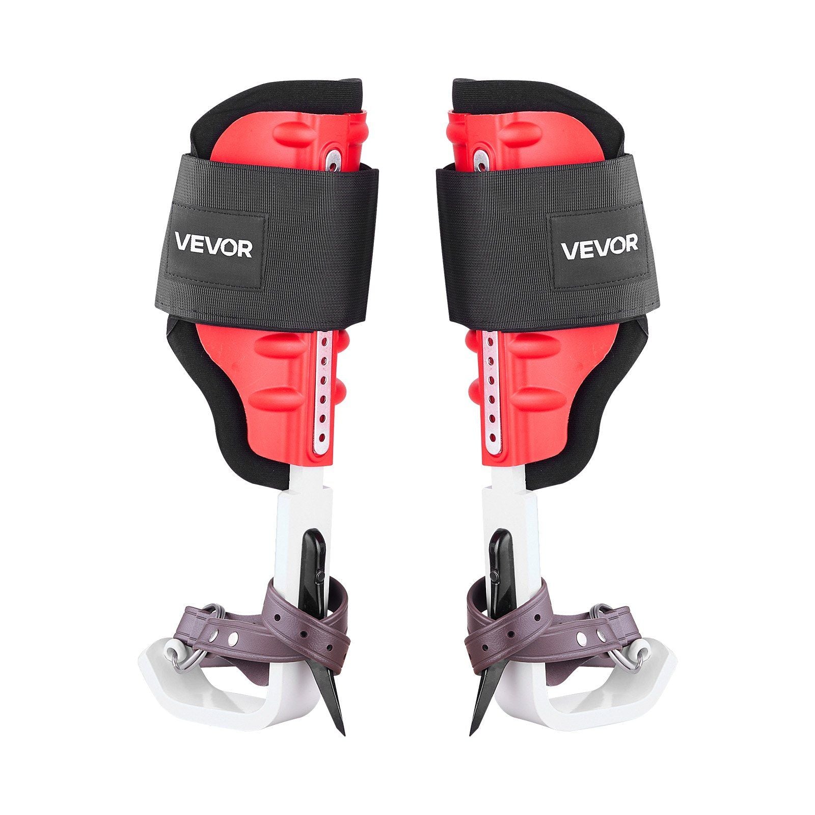 Tree Climbing Spikes Set, Height-Adjustable Tree Climbing Gear with Straps & Spike Protectors, 159 kg Load Capacity, Durable Aluminum Climb Spurs Arborist Equipment for Fruit Picking Hunting