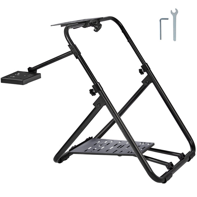 Foldable Racing Wheel Stand Height Adjustable Logitech Thrustmaster Compatible
