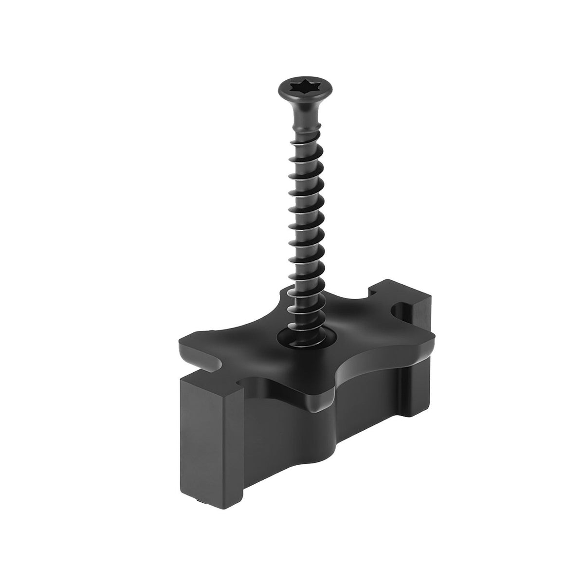 900PCS Hidden Deck Fasteners for Composite Decking Board, Universal Composite T Clips & Plastic Hidden Fasteners with Metal Screws,Polypropylene PP Clips Works with 6.5 mm Gaps, Black