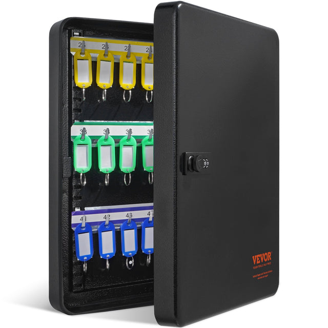 48-Key Cabinet Steel Key Safe Combination/Digital Lock Color Tags