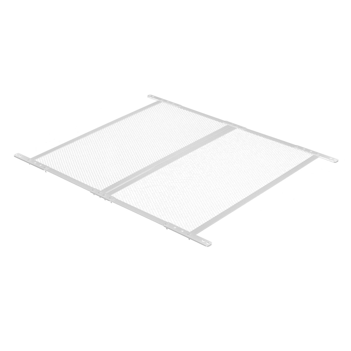 RV Screen Door Protector, 800 x 723.9 mm Door Grille, Easy to Install and Disassemble, Reinforced Breathable Protective Mesh, Aluminum Alloy Camper RV Entry Protector for Pet Protection, White